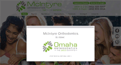 Desktop Screenshot of mcintyreortho.com